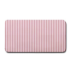 Mattress Ticking Narrow Striped Usa Flag Red And White Medium Bar Mats by PodArtist