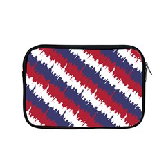 Ny Usa Candy Cane Skyline In Red White & Blue Apple Macbook Pro 15  Zipper Case by PodArtist