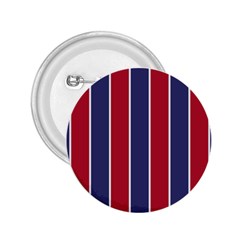 Large Red White And Blue Usa Memorial Day Holiday Vertical Cabana Stripes 2 25  Buttons by PodArtist