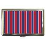 Large Red White and Blue USA Memorial Day Holiday Pinstripe Cigarette Money Cases Front