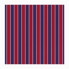 Large Red White And Blue Usa Memorial Day Holiday Pinstripe Medium Glasses Cloth by PodArtist