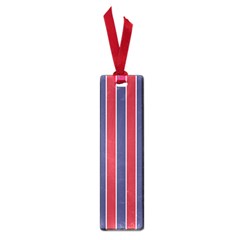 Large Red White And Blue Usa Memorial Day Holiday Pinstripe Small Book Marks by PodArtist