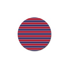 Large Red White And Blue Usa Memorial Day Holiday Pinstripe Golf Ball Marker (10 Pack) by PodArtist