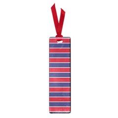 Large Red White And Blue Usa Memorial Day Holiday Pinstripe Small Book Marks by PodArtist