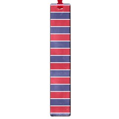 Large Red White And Blue Usa Memorial Day Holiday Pinstripe Large Book Marks by PodArtist