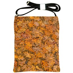 Leaves Motif Pattern Photo 2 Shoulder Sling Bags by dflcprints