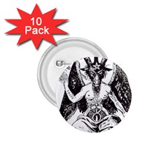 Devil Baphomet Occultism 1 75  Buttons (10 Pack) by Sapixe