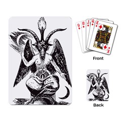 Devil Baphomet Occultism Playing Card by Sapixe