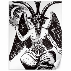 Devil Baphomet Occultism Canvas 18  X 24   by Sapixe