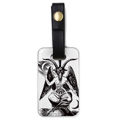 Devil Baphomet Occultism Luggage Tags (one Side)  by Sapixe