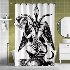 Devil Baphomet Occultism Shower Curtain 48  X 72  (small)  by Sapixe