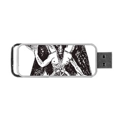 Devil Baphomet Occultism Portable Usb Flash (one Side) by Sapixe