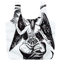 Devil Baphomet Occultism Full Print Recycle Bags (l)  by Sapixe