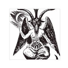 Devil Baphomet Occultism Small Satin Scarf (square) by Sapixe