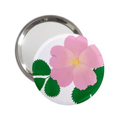 Rose Flower Briar Pink Flowers 2 25  Handbag Mirrors by Sapixe