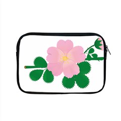 Rose Flower Briar Pink Flowers Apple Macbook Pro 15  Zipper Case by Sapixe