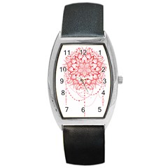 Mandala Pretty Design Pattern Barrel Style Metal Watch