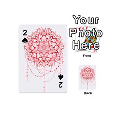 Mandala Pretty Design Pattern Playing Cards 54 (mini) 