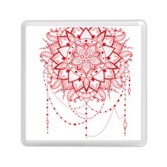 Mandala Pretty Design Pattern Memory Card Reader (square)  by Sapixe