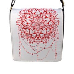 Mandala Pretty Design Pattern Flap Messenger Bag (l)  by Sapixe