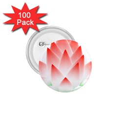 Lotus Flower Blossom Abstract 1 75  Buttons (100 Pack)  by Sapixe