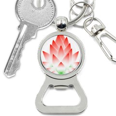 Lotus Flower Blossom Abstract Bottle Opener Key Chains by Sapixe