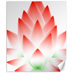 Lotus Flower Blossom Abstract Canvas 20  X 24   by Sapixe