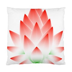 Lotus Flower Blossom Abstract Standard Cushion Case (two Sides) by Sapixe