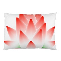 Lotus Flower Blossom Abstract Pillow Case by Sapixe