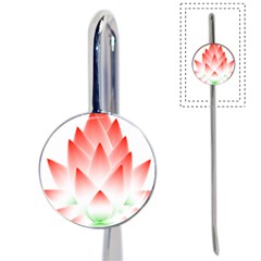 Lotus Flower Blossom Abstract Book Mark by Sapixe