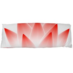 Lotus Flower Blossom Abstract Body Pillow Case (dakimakura) by Sapixe