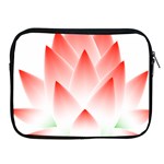 Lotus Flower Blossom Abstract Apple iPad 2/3/4 Zipper Cases Front