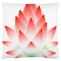 Lotus Flower Blossom Abstract Standard Flano Cushion Case (two Sides) by Sapixe