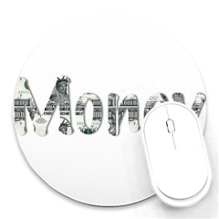 Word Money Million Dollar Round Mousepads by Sapixe