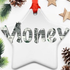 Word Money Million Dollar Ornament (star) by Sapixe