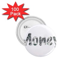 Word Money Million Dollar 1 75  Buttons (100 Pack)  by Sapixe