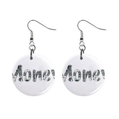 Word Money Million Dollar Mini Button Earrings by Sapixe