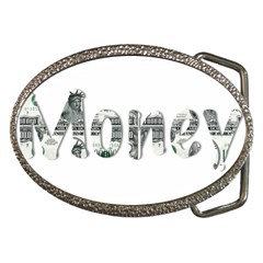 Word Money Million Dollar Belt Buckles