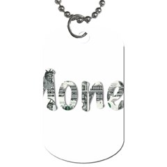 Word Money Million Dollar Dog Tag (one Side) by Sapixe