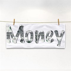 Word Money Million Dollar Hand Towel by Sapixe