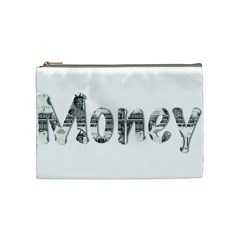 Word Money Million Dollar Cosmetic Bag (medium)  by Sapixe