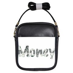 Word Money Million Dollar Girls Sling Bags by Sapixe