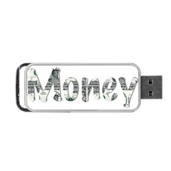 Word Money Million Dollar Portable Usb Flash (one Side) by Sapixe