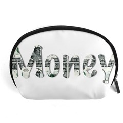 Word Money Million Dollar Accessory Pouches (large)  by Sapixe