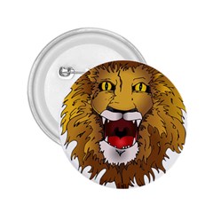 Lion Animal Roar Lion S Mane Comic 2 25  Buttons by Sapixe