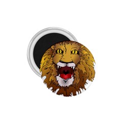 Lion Animal Roar Lion S Mane Comic 1 75  Magnets by Sapixe