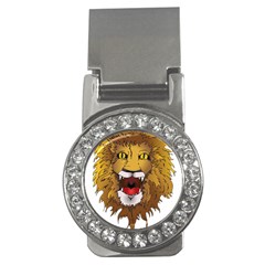 Lion Animal Roar Lion S Mane Comic Money Clips (cz)  by Sapixe