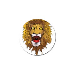 Lion Animal Roar Lion S Mane Comic Golf Ball Marker by Sapixe