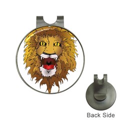 Lion Animal Roar Lion S Mane Comic Hat Clips With Golf Markers by Sapixe