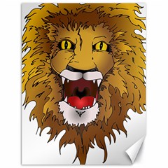 Lion Animal Roar Lion S Mane Comic Canvas 18  X 24   by Sapixe